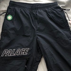 Palace navy 3 track shell pants